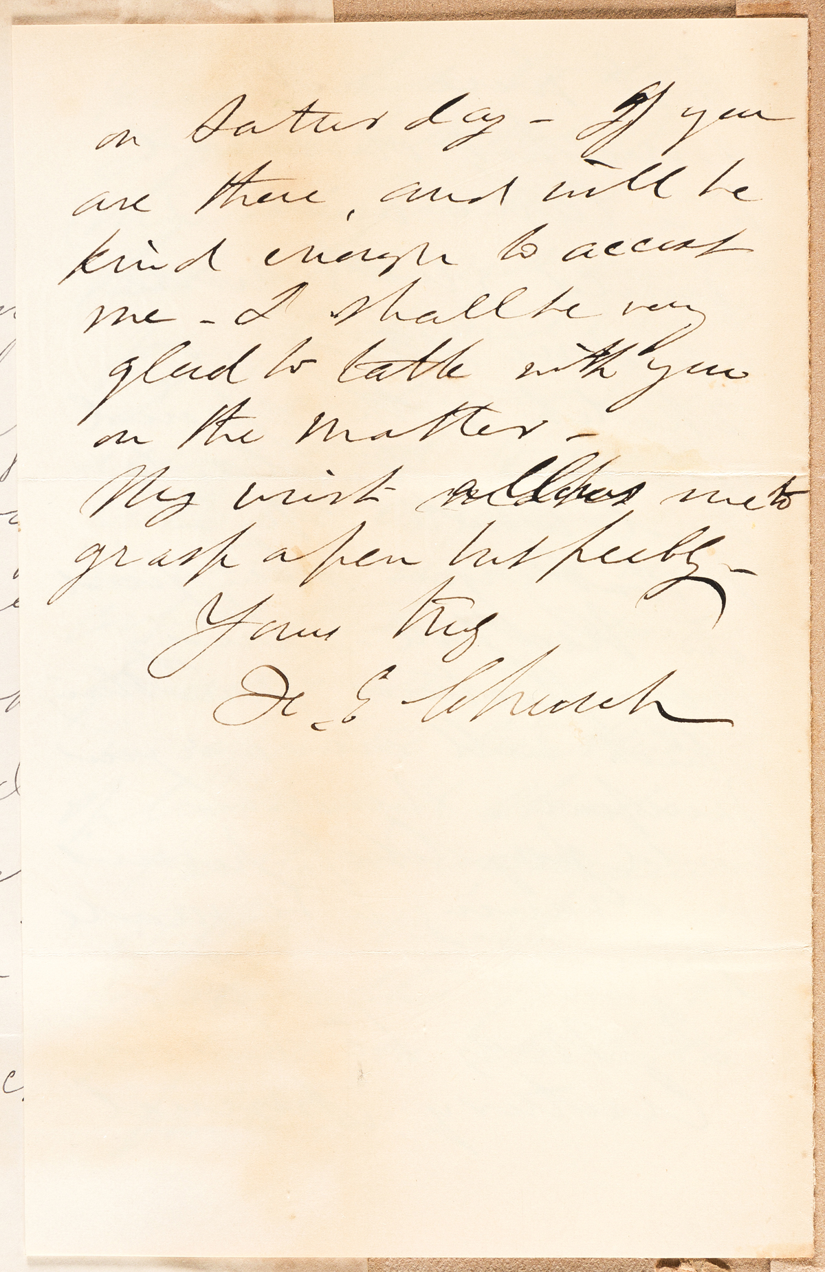 (ART.) Scrapbook of letters to art editor Samuel G.W. Benjamin, including Eakins, Church and dozens more.